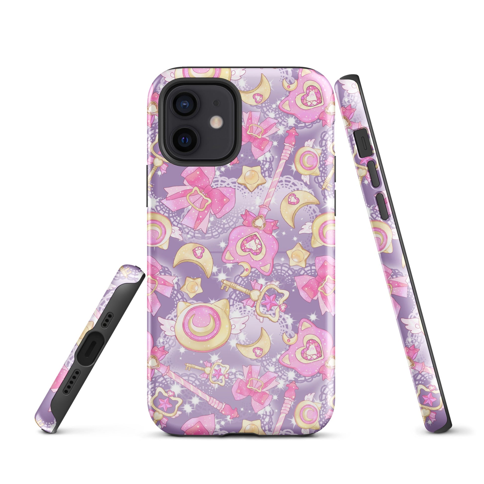Protect your phone in style with the Magical Girl iPhone® Tough Case, featuring vibrant magical girl designs.