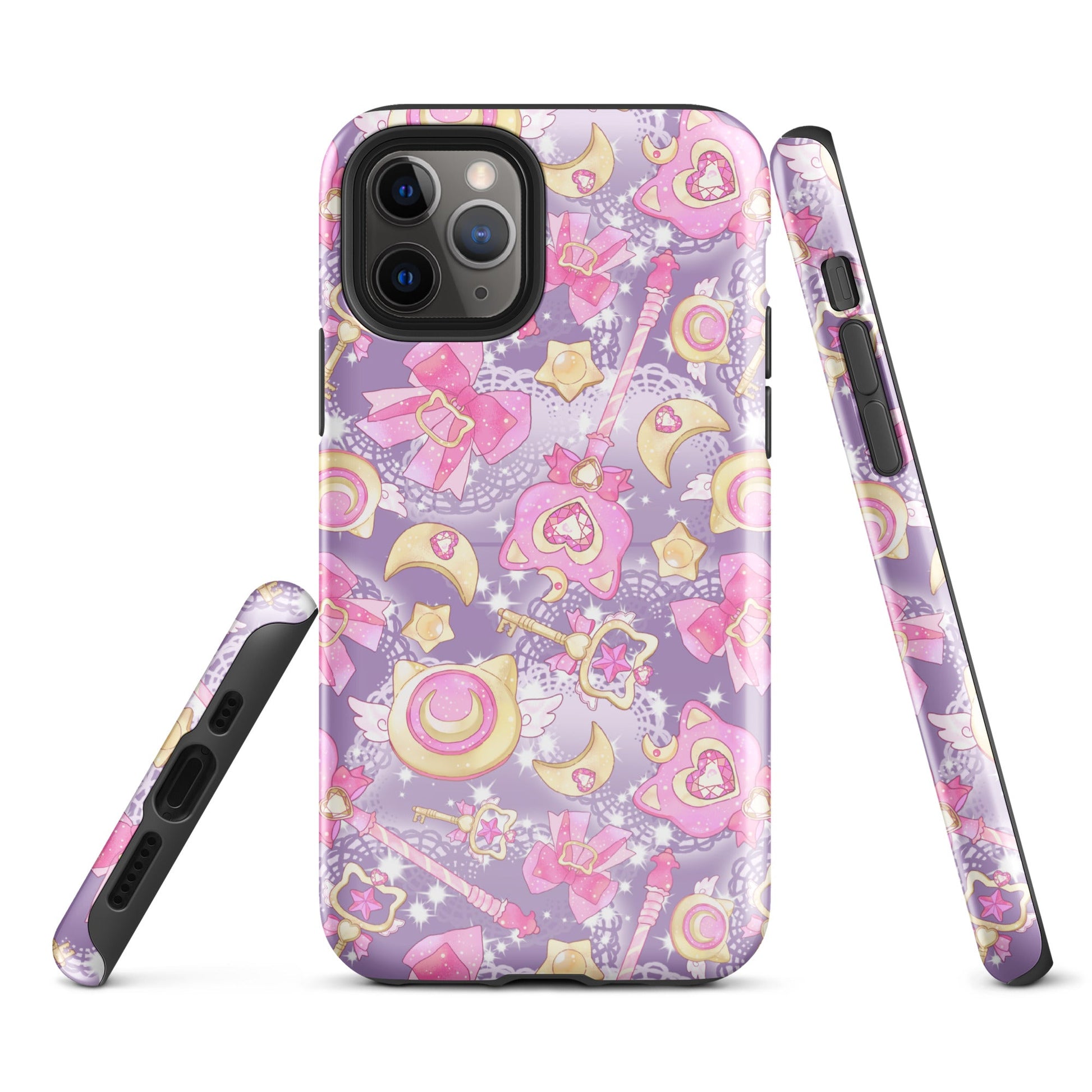 Stylishly protect your phone with the Magical Girl iPhone® Tough Case, featuring enchanting designs for magical vibes.