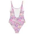 Magical Girl One-Piece Swimsuit features vibrant pastel designs, perfect for a playful day by the pool or beach.
