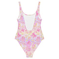 Pastel-themed Magical Girl One-Piece Swimsuit, perfect for fun and adventures at the beach or pool.