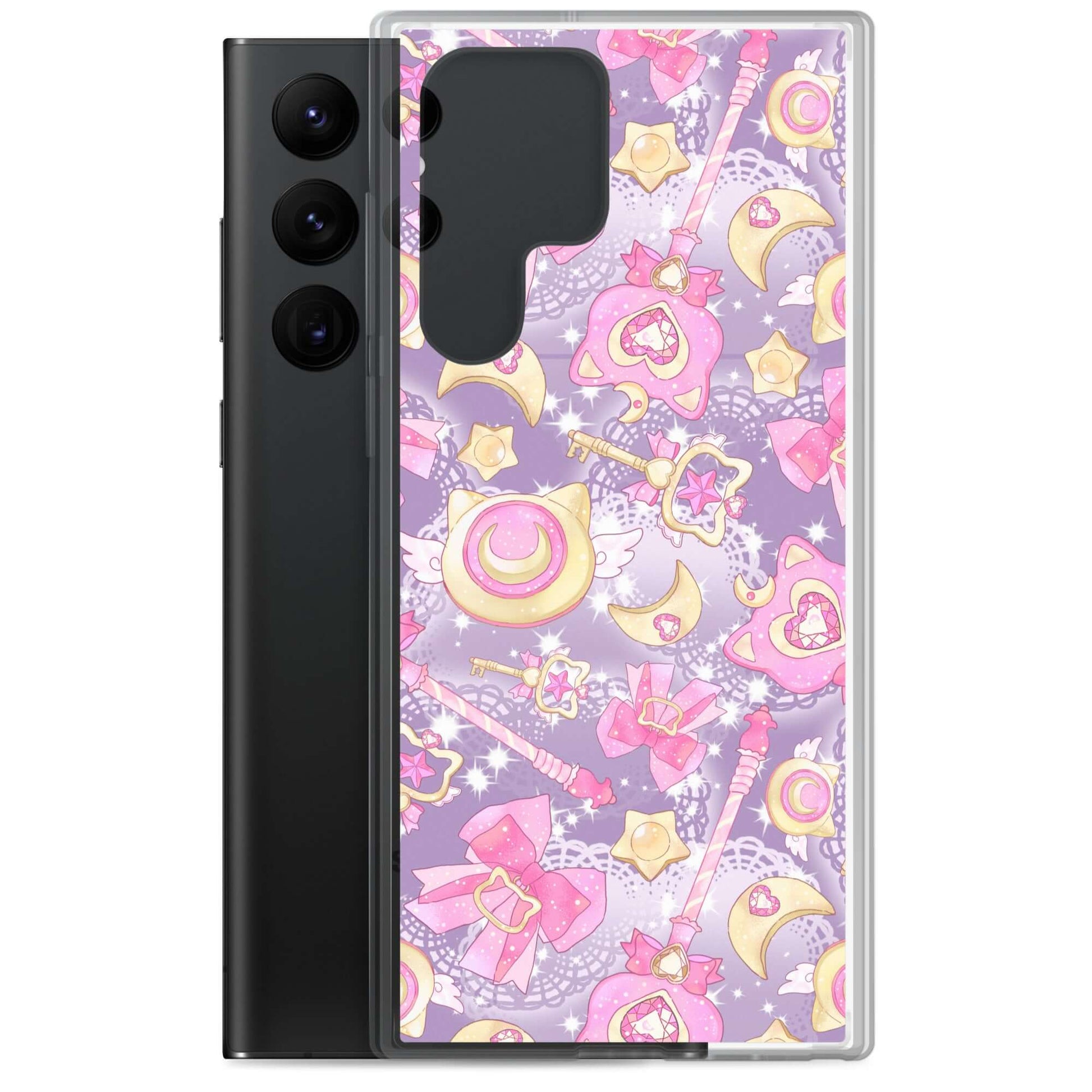 Sleek and colorful, the Magical Girl Samsung® Clear Case adds charm while protecting your phone with style.