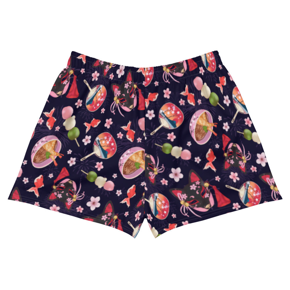 Matsuri Athletic Short Shorts feature a vibrant design, perfect for staying stylish and cool during summer outings.