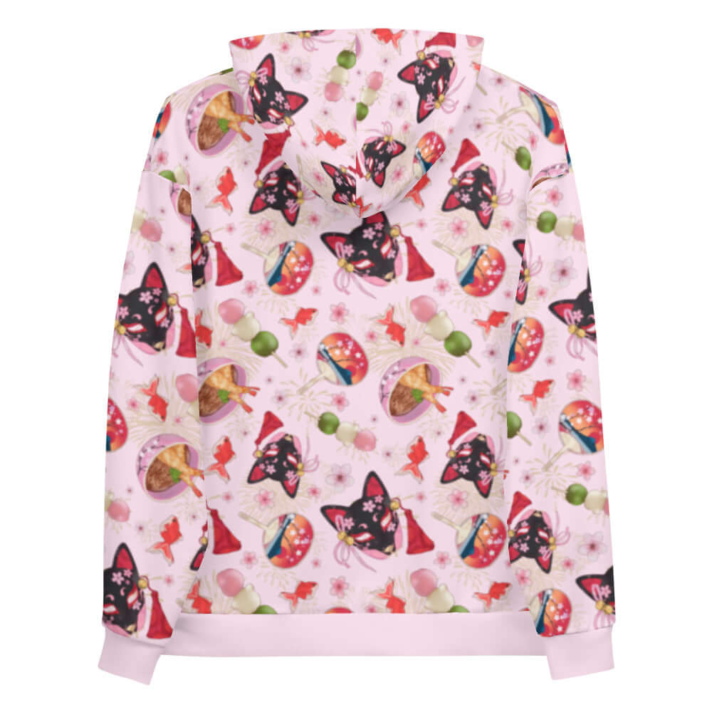 Vibrant Matsuri Hoodie featuring a playful design, perfect for standing out in comfort and style.