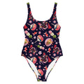 Matsuri One-Piece Swimsuit featuring vibrant patterns, perfect for making a splash at the beach or pool.