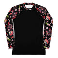 Stylish Matsuri Rash Guard with vibrant prints, perfect for sun protection during active sports and outdoor adventures.