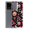Matsuri Samsung® Clear Case features a vibrant festival design, offering protection for your phone with style.