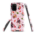 Matsuri Samsung® Tough Case features vibrant art, offering impact resistance and dual-layer protection for your phone.