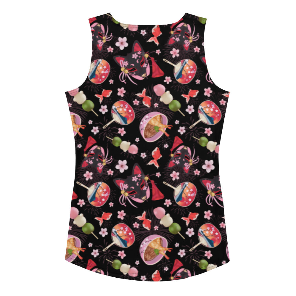 Colorful Matsuri Tank Top featuring festival-inspired designs, perfect for summer celebrations and staying stylish.