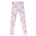 Men's Anniversary Leggings feature a floral design, perfect for workouts or casual wear. Enjoy soft, stretchy comfort!