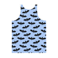 Vibrant Men's Lilith Tank Top featuring a fun bat print, crafted from soft, stretchy material for ultimate comfort.