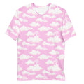 Men's Cloudy Sky T-shirt featuring a soft, stylish design with a cozy fit, perfect for everyday wear.