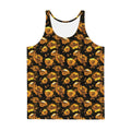 Men's Enchanted Rose Tank Top featuring vibrant rose patterns, perfect for workouts or nights out. Soft and stylish!