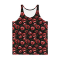 Stylish Men's Enchanted Rose Tank Top featuring vibrant roses, perfect for workouts or nights out. Soft and relaxed fit.