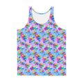 Vibrant Men's Enchanted Rose Tank Top, perfect for workouts or nights out, featuring a relaxed fit and soft material.