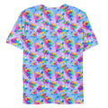 Colorful floral design on the Men's Enchanted Rose T-shirt, perfect for any casual outing or lounging at home.