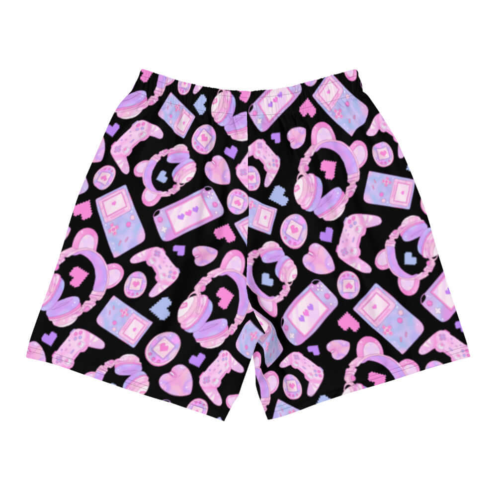 Stylish Men's Gamer Girl Athletic Shorts perfect for running, swimming, or lifting—comfort meets fun in every activity.