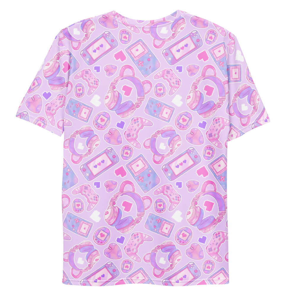 Vibrant Men's Gamer Girl T-shirt featuring a playful gaming design, perfect for comfort and style. Ideal for gamers!