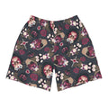 Men's Gothic Teddy Athletic Shorts featuring a unique print, perfect for running, swimming, or any activity.