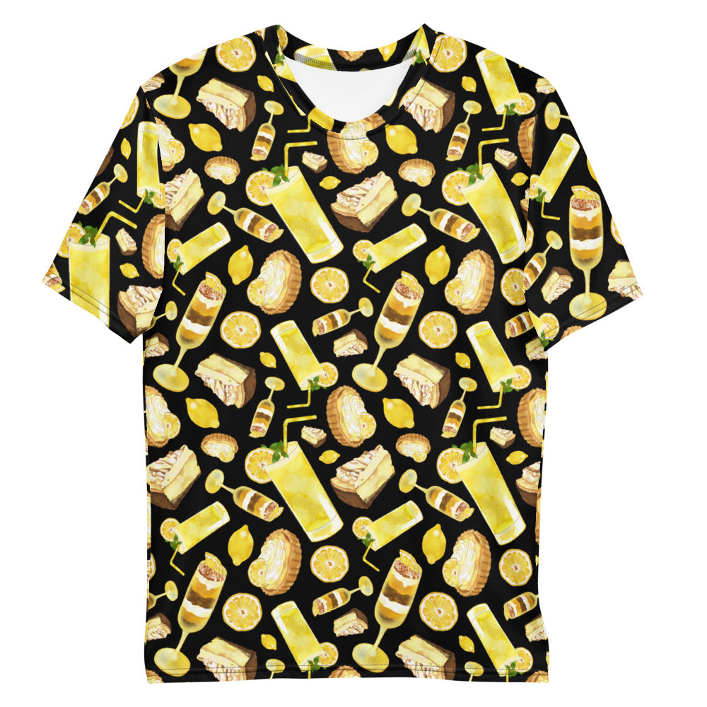 Bright and vibrant, the Men's Lemon T-shirt features a fun lemon print, perfect for summer style and comfort.
