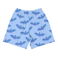 Men's Lilith Athletic Shorts featuring a vibrant bat design, perfect for running or any active lifestyle.