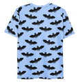 Men's Lilith T-shirt features a fun bat design on a soft, stretchy fabric, perfect for comfort and style.