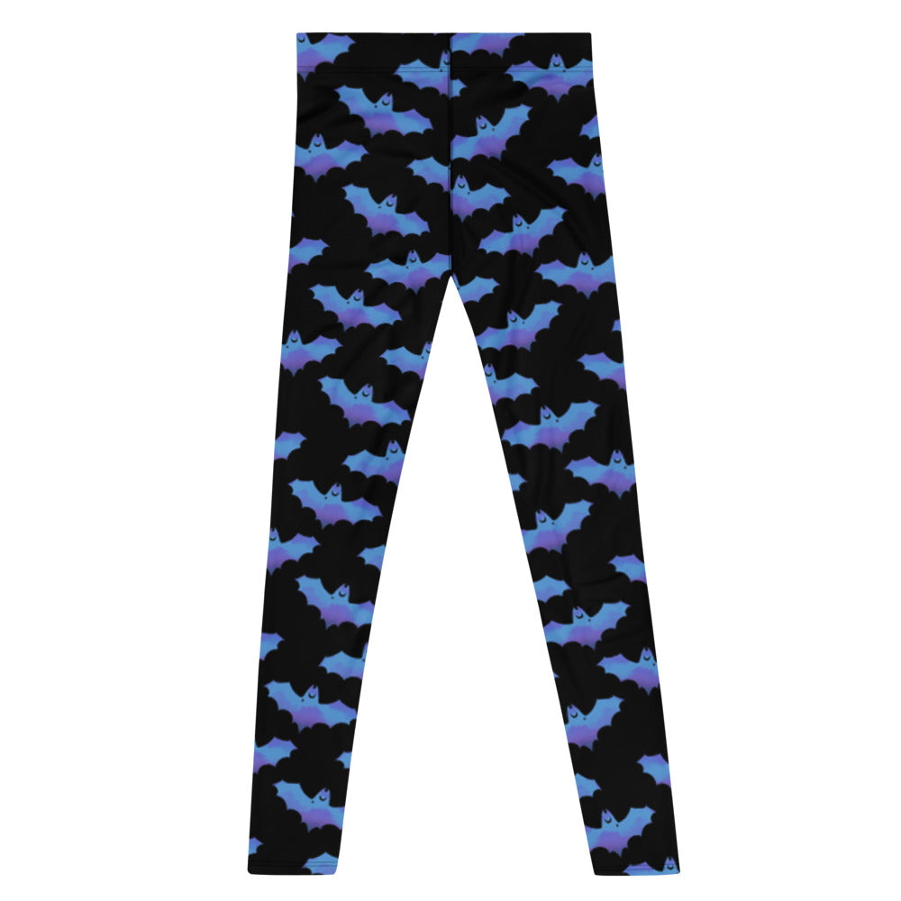 Men's Lilith Leggings feature a stylish bat design, perfect for active wear and comfort during workouts.