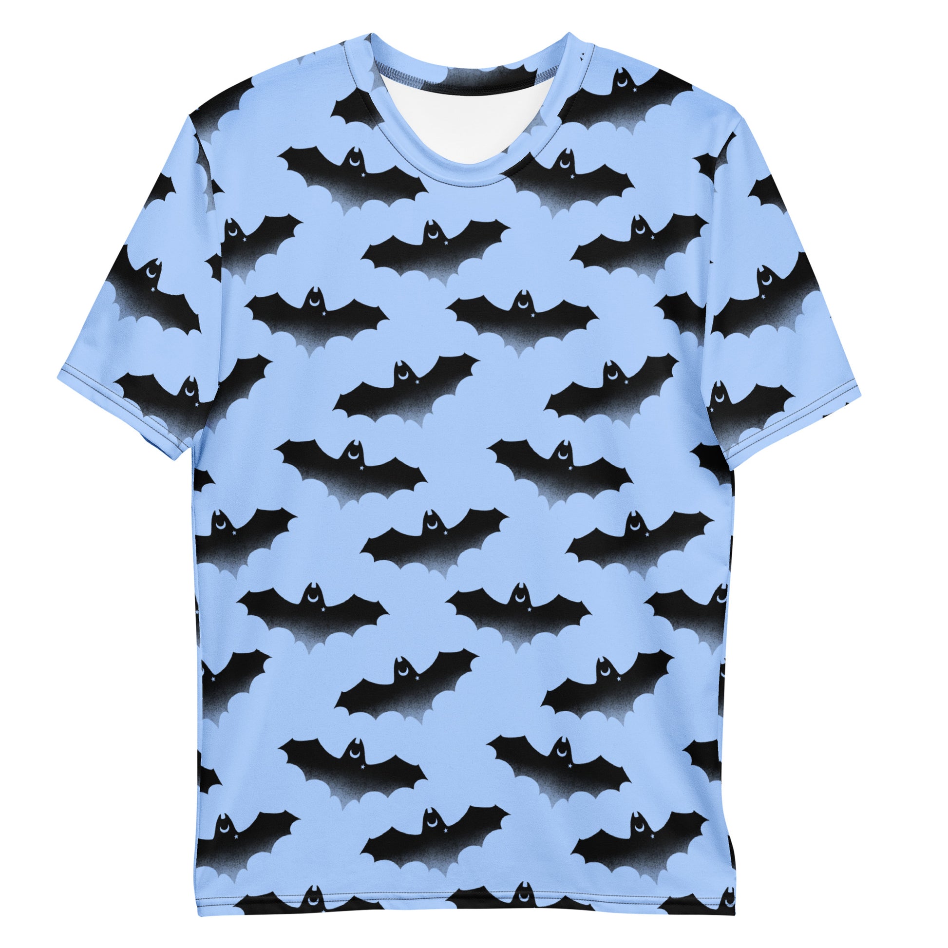 Men's Lilith T-shirt featuring a fun bat print, made from soft, durable fabric for ultimate comfort. Perfect for everyday wear.