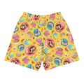 Colorful Men's Pan Dulce Athletic Shorts featuring vibrant designs, perfect for any active lifestyle.