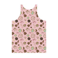 Men's Royal Cookie Tank Top features vibrant colors and a soft, stretchy fabric for ultimate comfort and style.