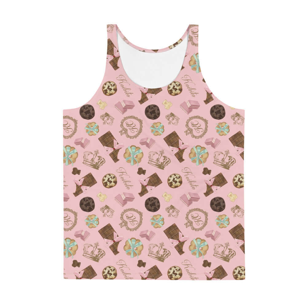 Men's Royal Cookie Tank Top features vibrant colors and a relaxed fit for stylish comfort, perfect for any occasion.