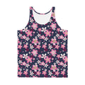 Stylish Men's Sakura Tank Top featuring vibrant floral design, soft material, and relaxed fit for ultimate comfort.