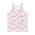 Stylish Men's Snow Bird Tank Top featuring vibrant colors and a relaxed fit, perfect for any casual occasion.