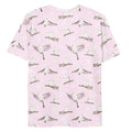 Men's Snow Bird T-shirt features a fun bird print on a soft, stretchy fabric, perfect for comfort and style.