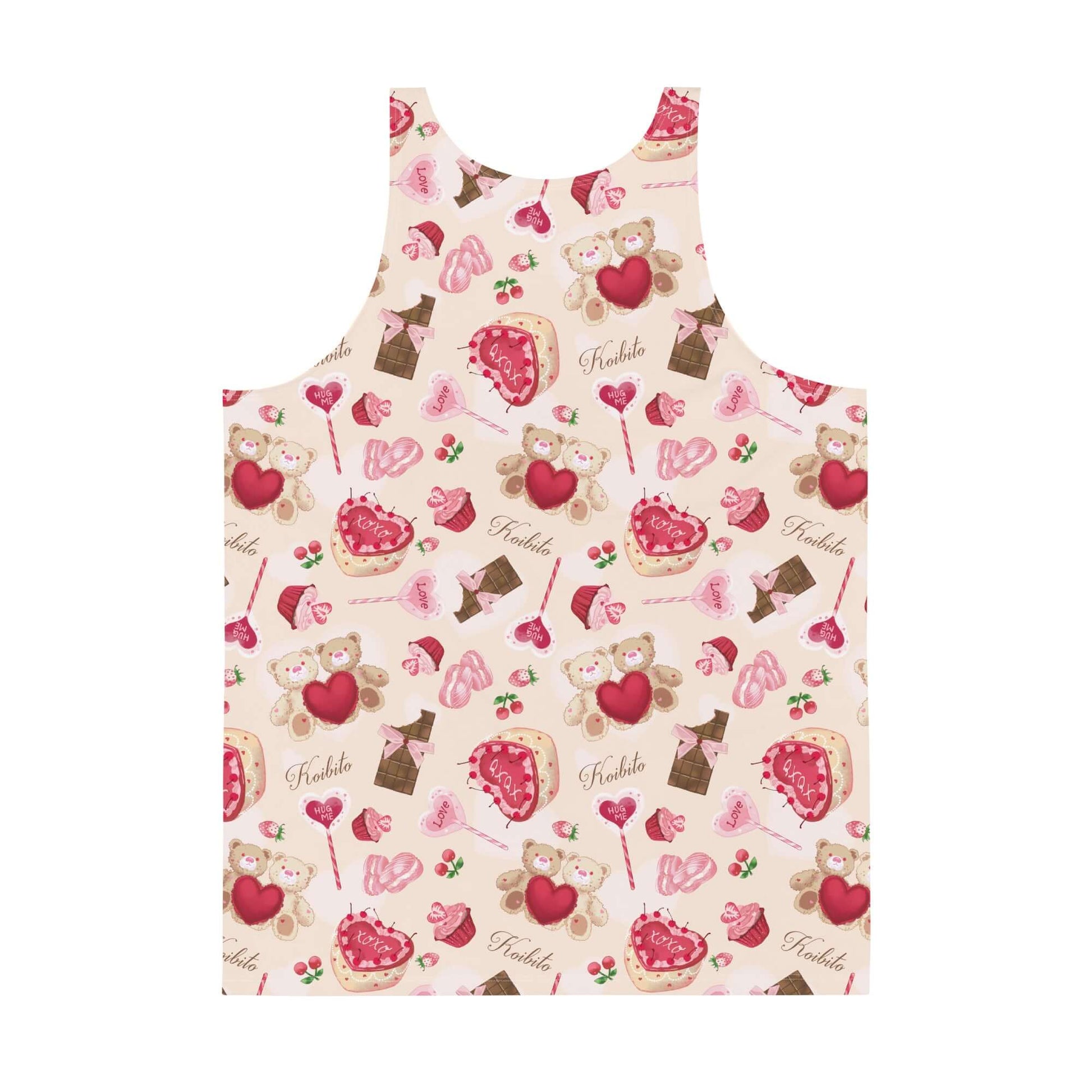 Men's Sugar Sweetheart Tank Top features a vibrant, soft design perfect for a relaxed, stylish look. Ideal for any occasion!