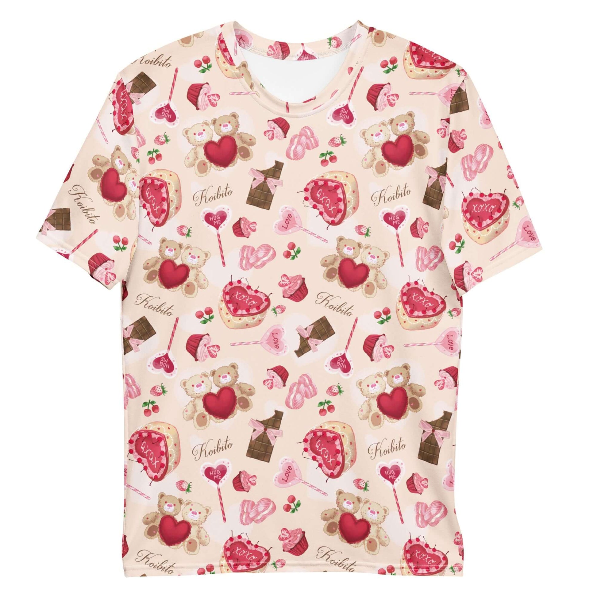 Men's Sugar Sweetheart T-shirt features a fun, colorful design perfect for casual wear and everyday comfort.