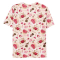 Men's Sugar Sweetheart T-shirt features a playful design with sweets and teddy bears, perfect for casual comfort.