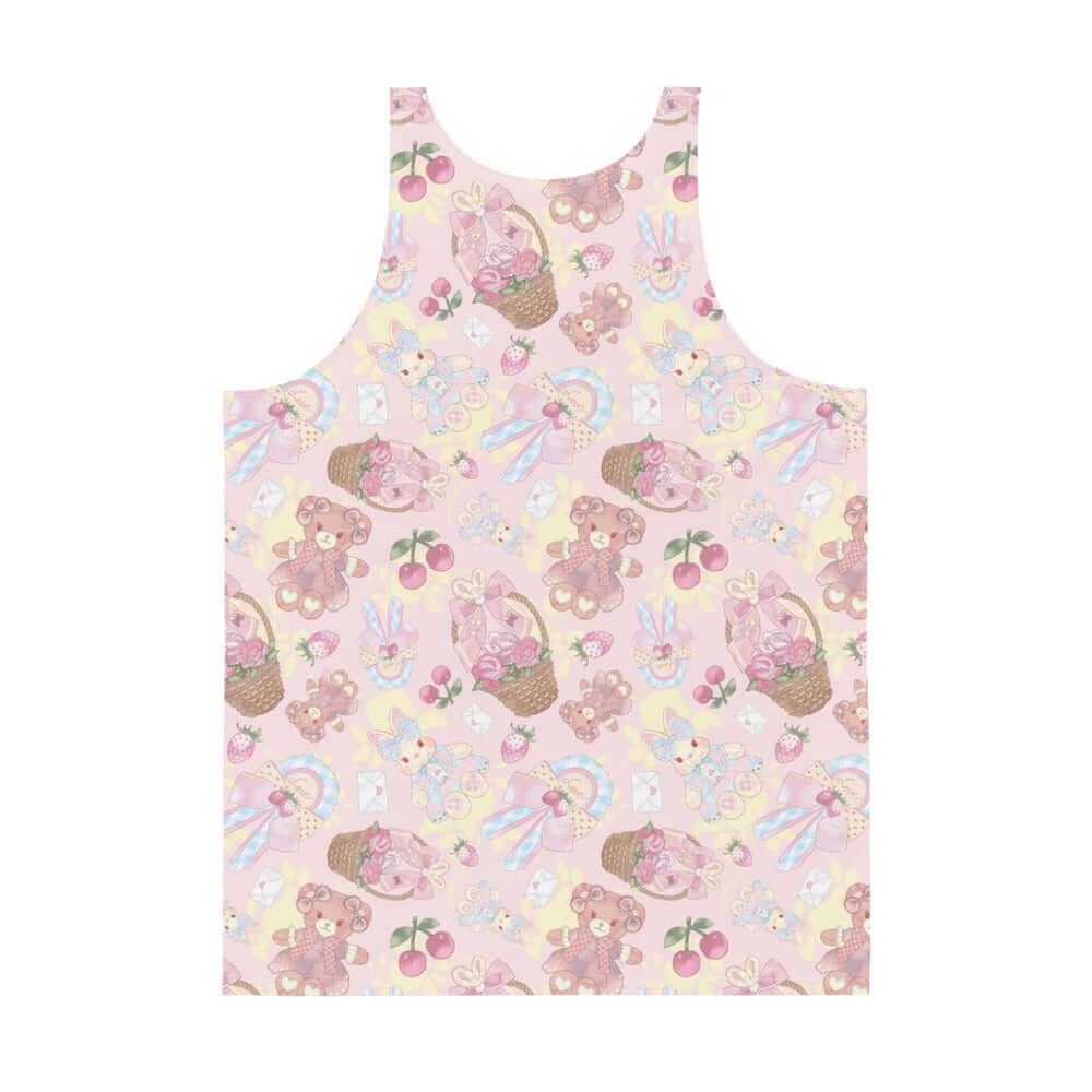 Men's Sweet Teddy Tank Top features a vibrant design, soft fabric, and relaxed fit for ultimate comfort and style.