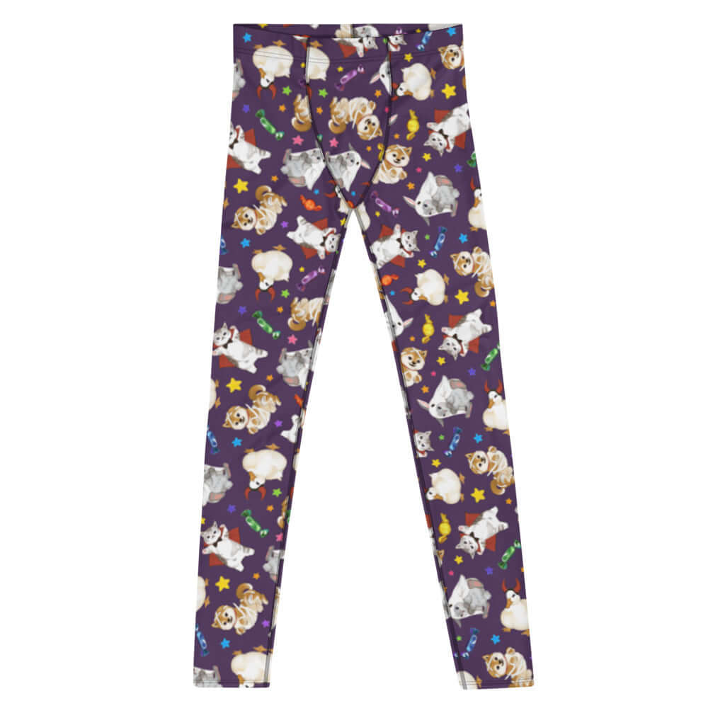 Men's Trick or Treaters Leggings feature a fun print, perfect for active wear or lounging in comfort. Ideal for any occasion!