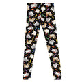 Men's Trick or Treaters Leggings feature a fun, colorful design perfect for active wear or Halloween festivities.