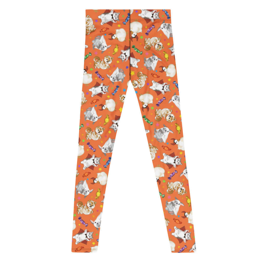 Men's Trick or Treaters Leggings featuring a playful design, perfect for workouts or casual wear. Ideal for active lifestyles.