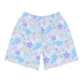 Men's Under the Sea Athletic Shorts feature a vibrant ocean-themed design, perfect for any active lifestyle.