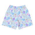 Men's Under the Sea Athletic Shorts feature a fun marine design, perfect for running, swimming, or any activity.