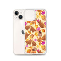 Stylish Momiji iPhone® Clear Case with flexible sides, protecting against scratches and dirt while showcasing unique design.