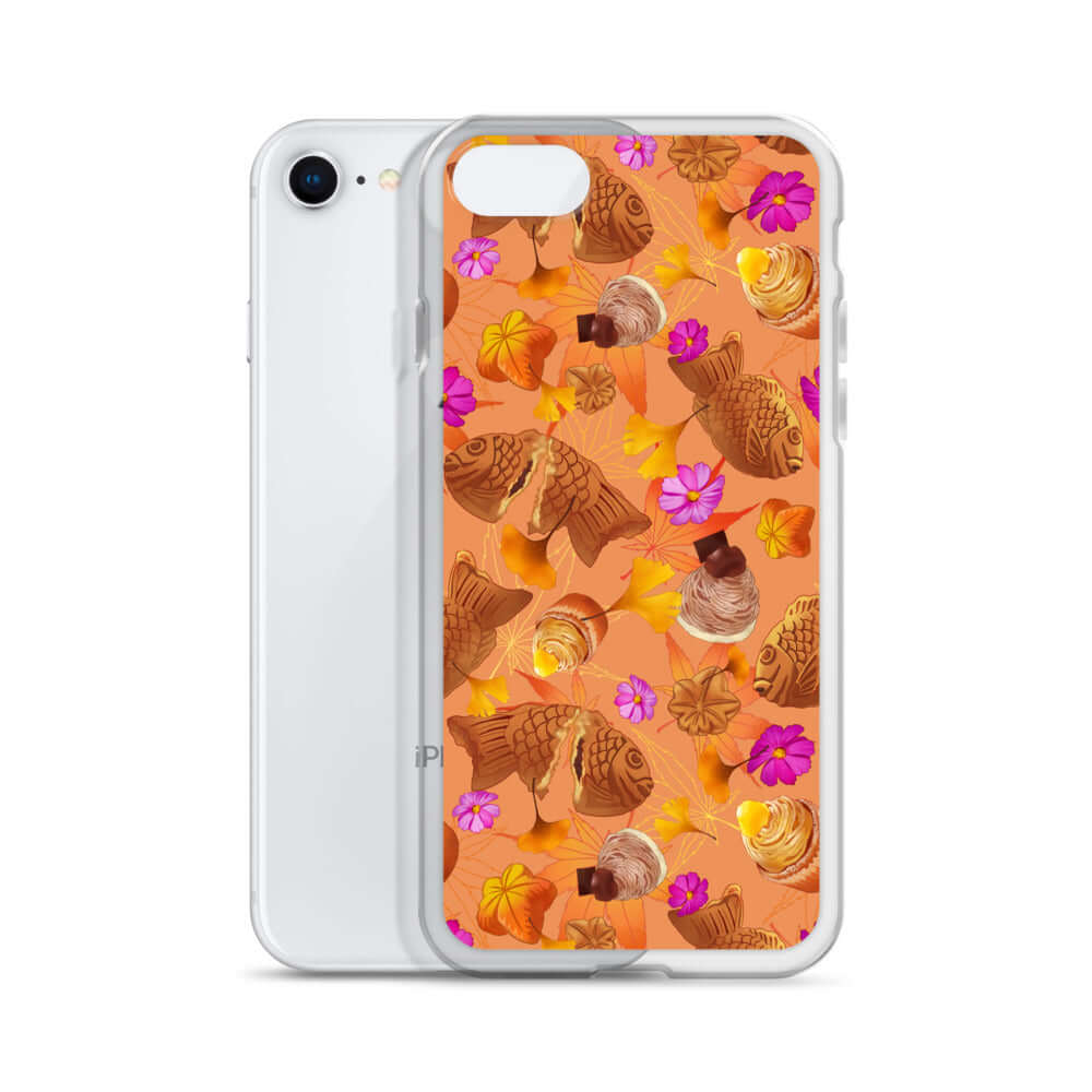 Protect your phone stylishly with the Momiji iPhone® Clear Case, featuring a vibrant design and flexible fit.