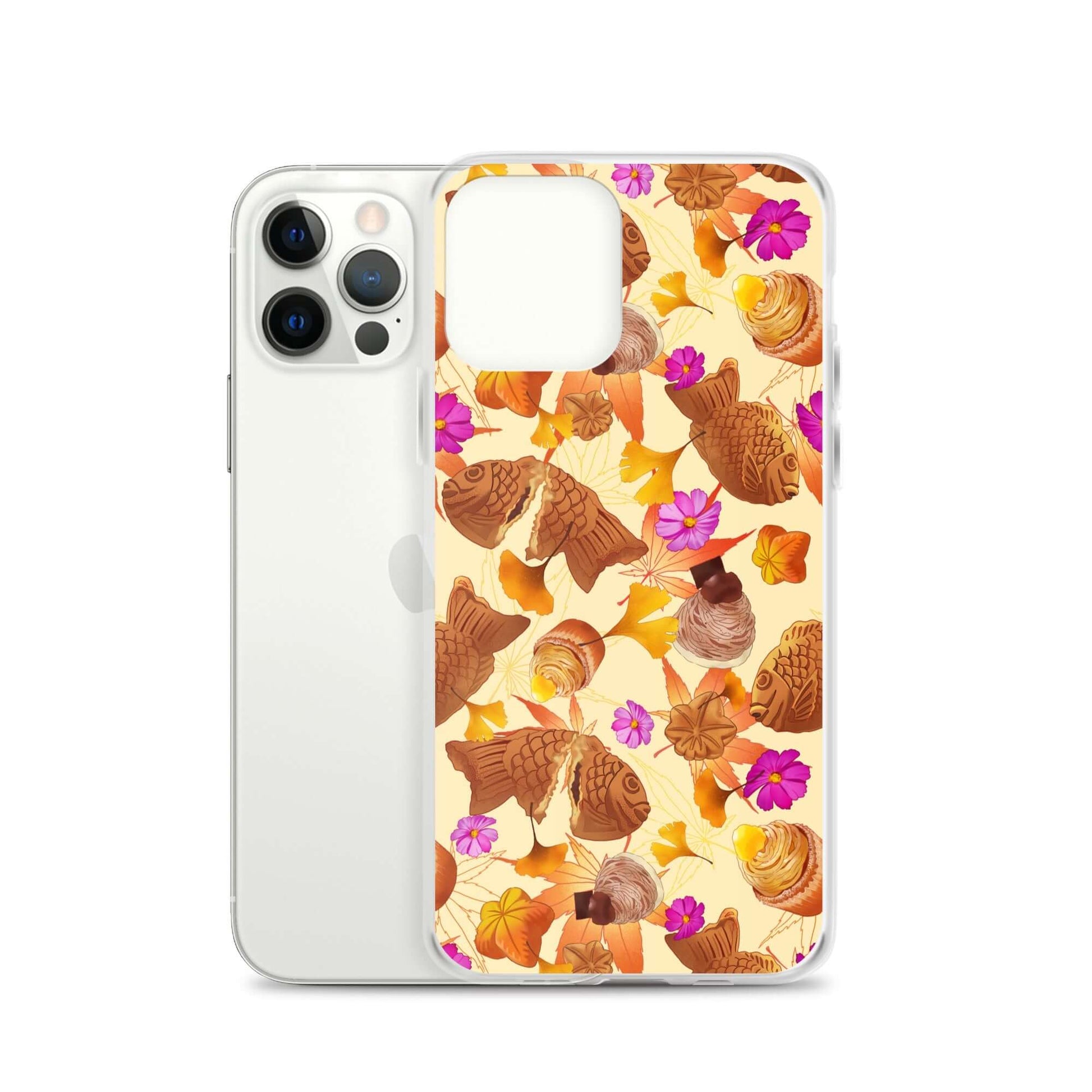 Stylish Momiji iPhone® Clear Case features a solid back, flexible sides, and vibrant designs to protect your device.