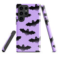 Stylish Morrigan Samsung® Tough Case with bat design, offering impact protection for your Galaxy S23 Ultra.