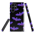 Morrigan Samsung® Tough Case features a striking bat design, offering durability and style for your device.