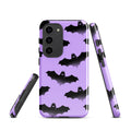 Morrigan Samsung® Tough Case with striking bat design, offering durability and style for your Galaxy S23.