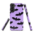 Protect your Samsung with the stylish Morrigan Samsung® Tough Case, featuring a unique bat design for added flair.
