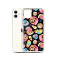Colorful Pan Dulce iPhone® Clear Case showcasing intricate designs while protecting against scratches and dirt.